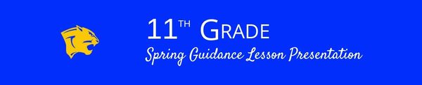 11th grade spring guidance lessons button